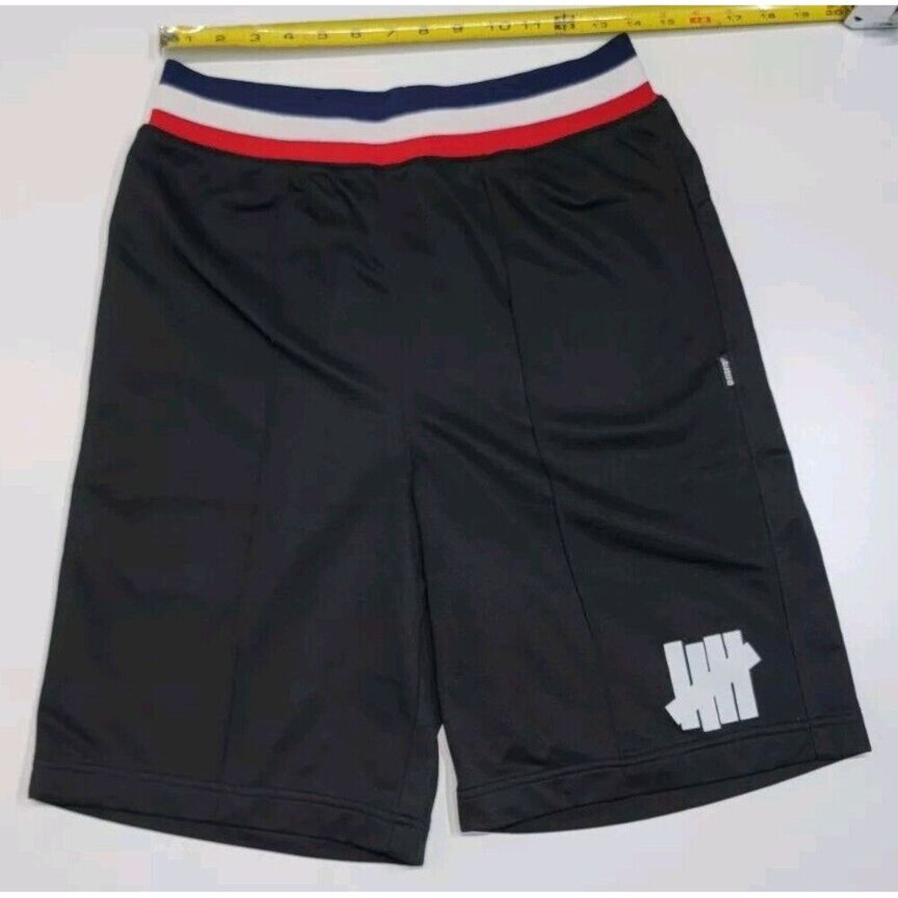 Undefeated UNDFTD Gym Basketball Shorts Size Small USA Black Baggy‎